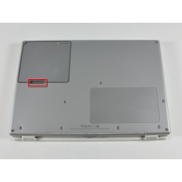 Замена батареи PowerBook G4 Titanium DVI