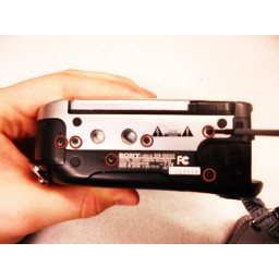Замена внешней крышки Sony Handycam DCR-DVD103